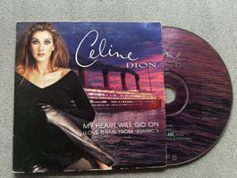 CD 2 titres Celine Dion « my heart will go on » from Titanic